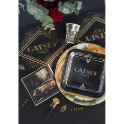 Gatsby Party Papptallerkener