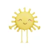 Gående Sol Folieballong