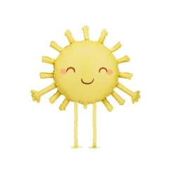 Gående Sol Folieballong