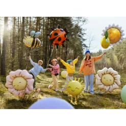 Gående Sol Folieballong