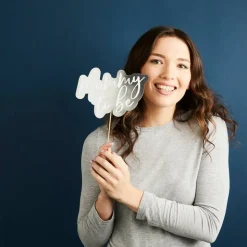 Gender Reveal Selfie Props