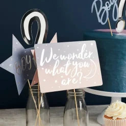 Gender Reveal Selfie Props