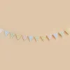 Gingham Vimpelbanner Pasetell