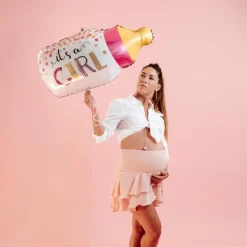 Girl Tåteflaske Folieballong