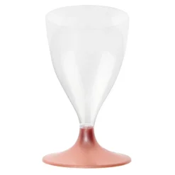 Gjenbrukbare Champagneglass Gullrosa