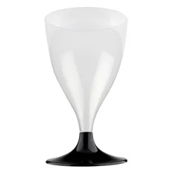 Gjenbrukbare Champagneglass Svart