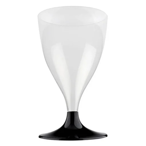 Gjenbrukbare Champagneglass Svart