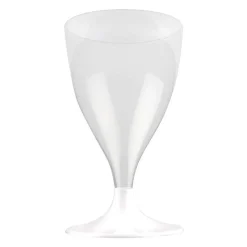 Gjenbrukbare Champagneglass Hvit