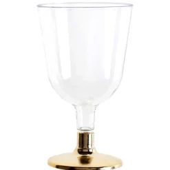 Gjenbrukbare Vinglass Gull