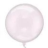 Gjennomsiktig Kulerund Ballong Lyserosa