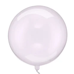 Gjennomsiktig Kulerund Ballong Lilla