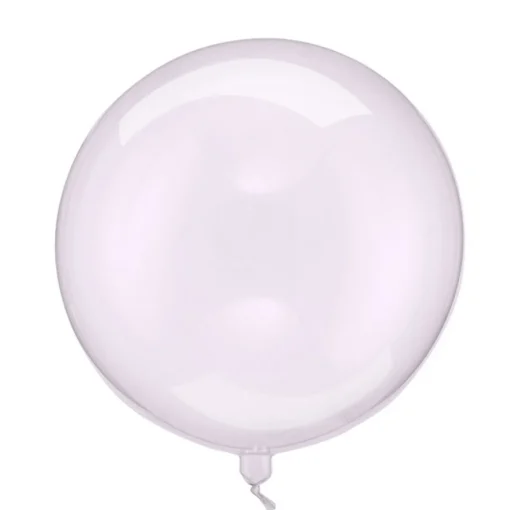 Gjennomsiktig Kulerund Ballong Lilla