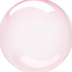 Gjennomsiktig Rund Ballong Rosa