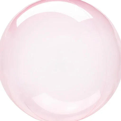 Gjennomsiktig Rund Ballong Rosa