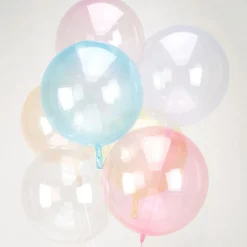 Gjennomsiktig Rund Ballong Rosa