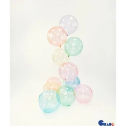 Gjennomsiktig Rund Ballong Lilla