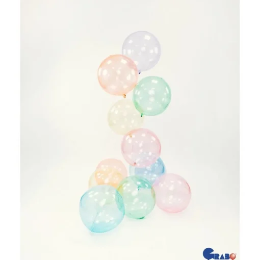 Gjennomsiktig Rund Ballong Lilla