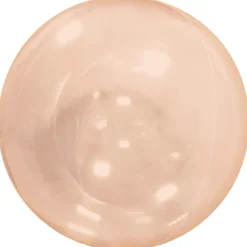 Gjennomsiktig Rund Ballong Oransje