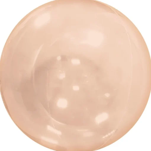 Gjennomsiktig Rund Ballong Oransje