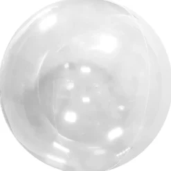 Gjennomsiktig Rund Ballong Glassklar uten Ventil