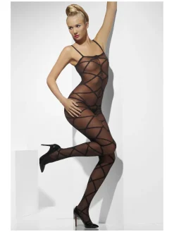 Gjennomsiktig Rutete Bodystocking