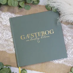 Gjestebok En Kjærlig Hilsen Olivengrønn