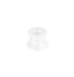 Glass Lysestake Perlehvit