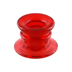 Glass Lysestake Rød