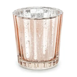 Glass Telysholdere Gullrosa