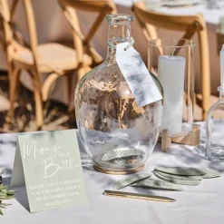 Glassvase Gjestebok