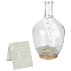 Glassvase Gjestebok