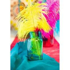 Glassvase Gul