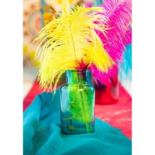 Glassvase Gul