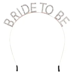 Glitrende Bride To Be Hårbøyle