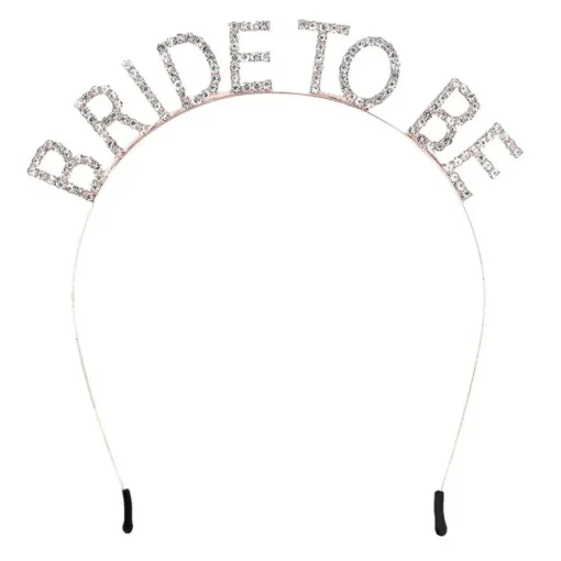 Glitrende Bride To Be Hårbøyle