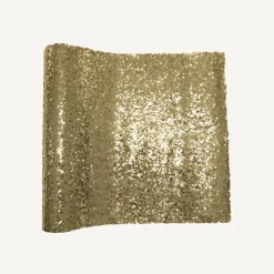 Glitter Bordløper Gull