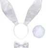 Glitter Bunny Sett Hvit