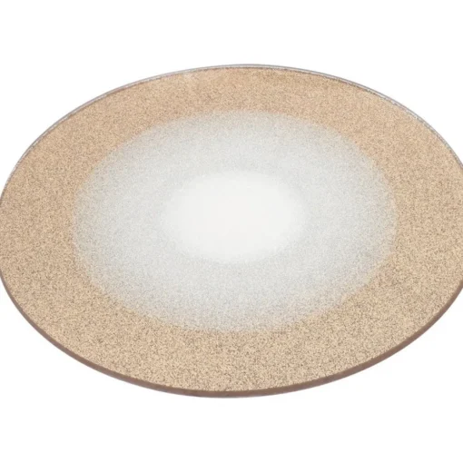 Glitter Dekorativ Glasstallerken Gull