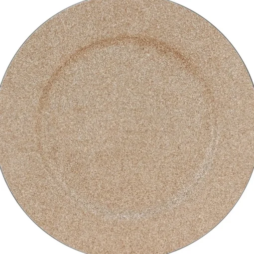 Glitter Dekorativt Fat Champagne