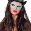 Glitter Maske Sølv