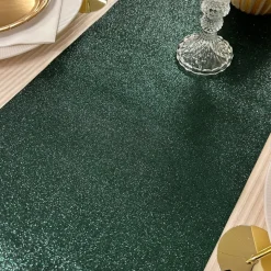 Glitter Premium Bordløper Furugrønn