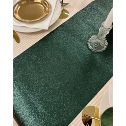 Glitter Premium Bordløper Furugrønn