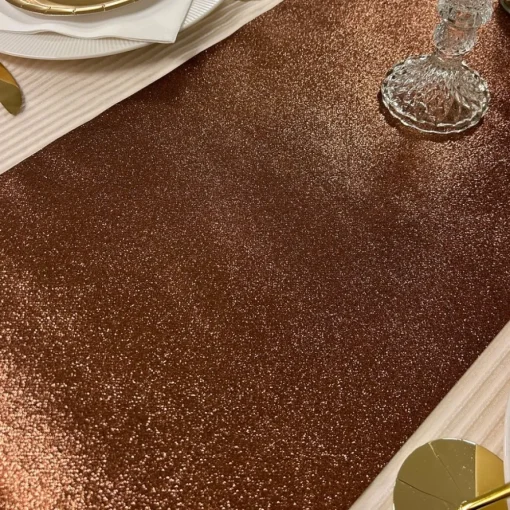 Glitter Premium Bordløper Sjokolade