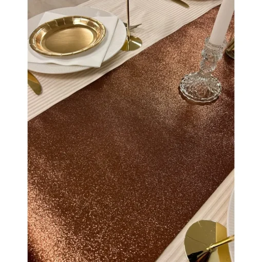 Glitter Premium Bordløper Sjokolade