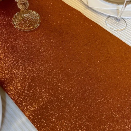 Glitter Premium Bordløper Oransje