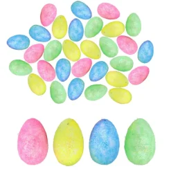 Glitter Skum Påskeegg Multifarget