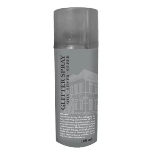 Glitter Sølvspray