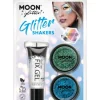 Glitter Sminkesett Grønn og Blå