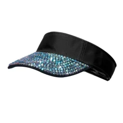 Glitter Solskjerm Caps Svart