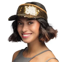 Glitter Solskjerm Gull